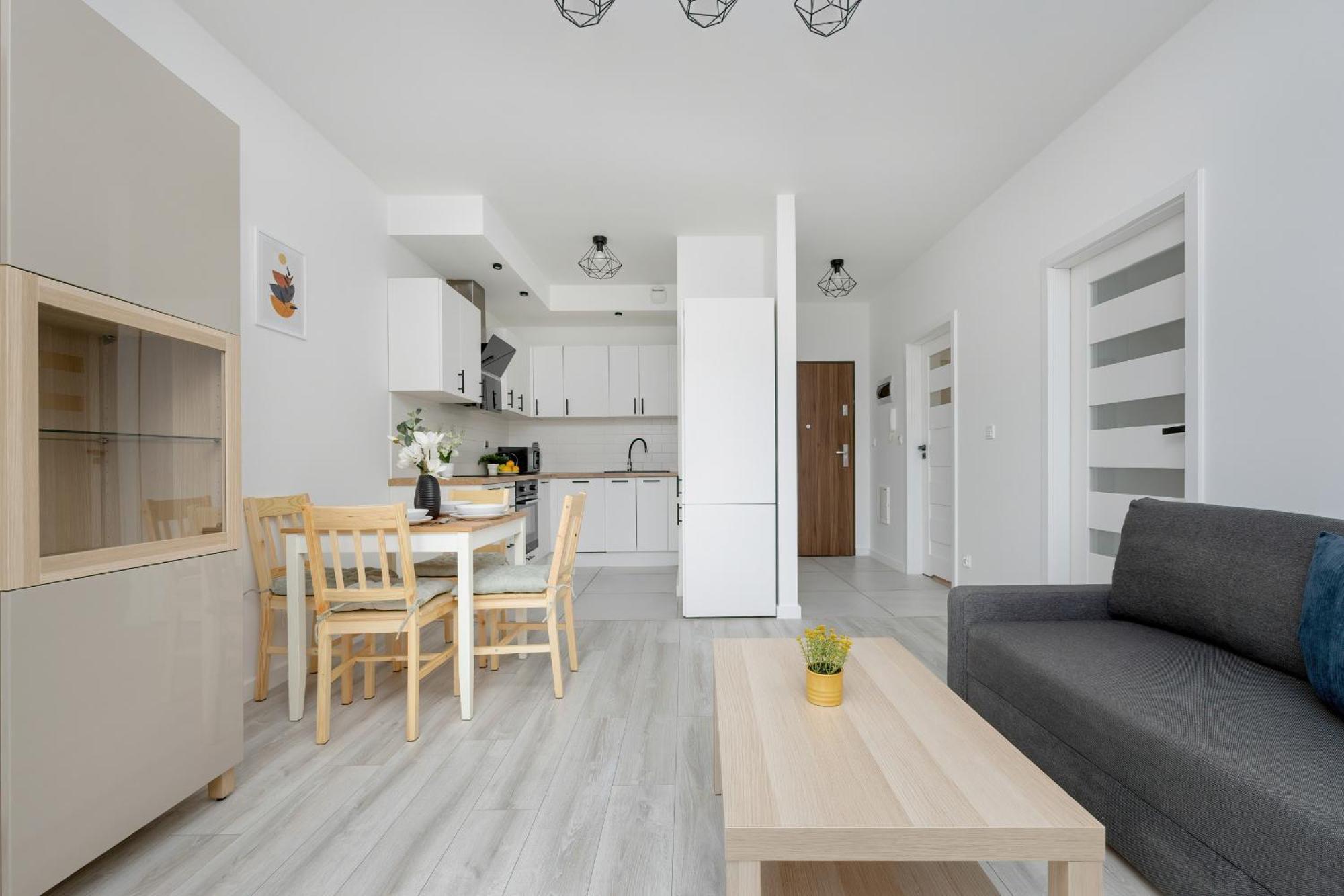 Apartment Modern With Balcony & Parking Mokotow By Renters *