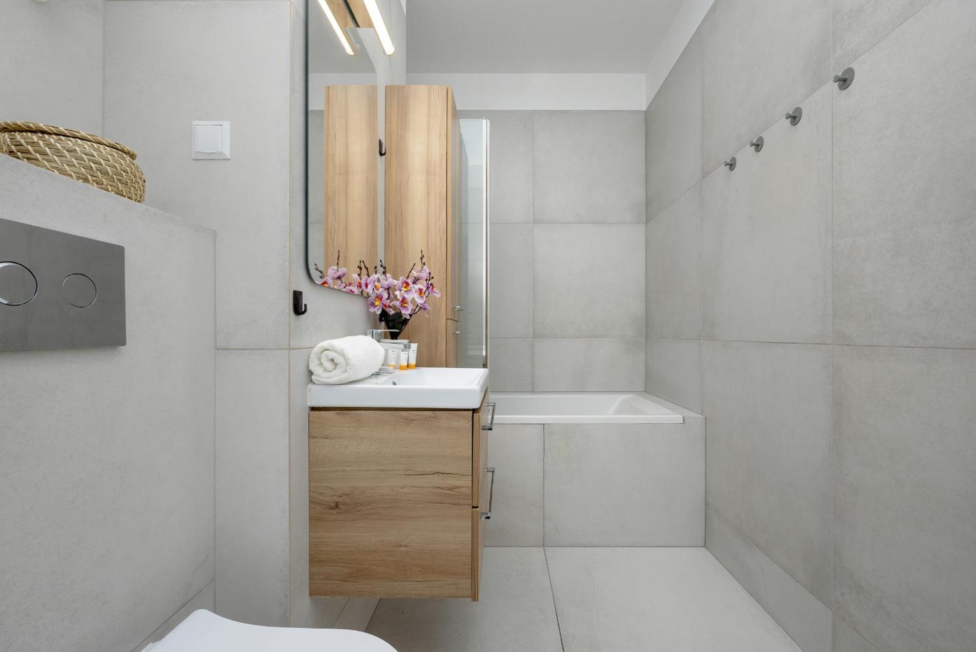 Apartment Modern With Balcony & Parking Mokotow By Renters Warsaw