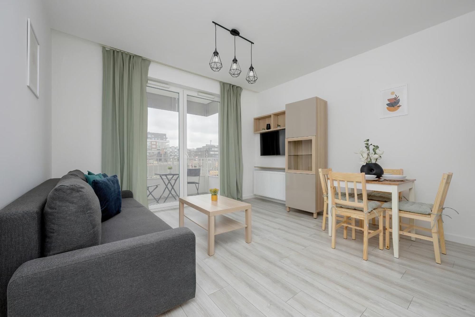 Modern With Balcony & Parking Mokotow By Renters Apartment Warsaw